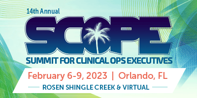 SCOPE summit for clinical ops executives