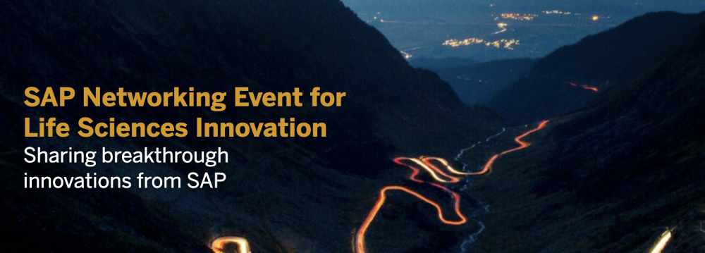 SAP Networking Event for Life sciences innovation, sharing breakthrough innovations from SAP